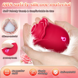 Masseur intime 2 en 1 Plaisir Rose Aspiration Tapotement Vibrateur Jouets sexuels pour adultes - Product Image 5