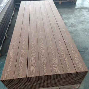 Planche de terrasse en WPC moderne 3D en relief lisse 18 mm Antidérapante Imperméable Protégée contre les UV Écologique Clic Extérieur Jardin <span class=keywords><strong>Bois</strong></span> - Product Image 5