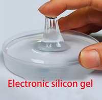 Mastic électronique liquide IP68 transparent, gel diélectrique bicomposant, silicone liquide souple pour construction électrique