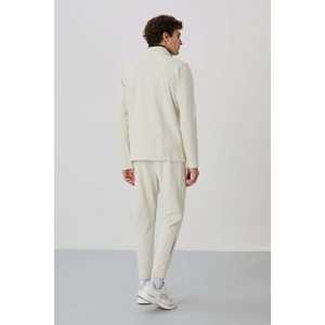 Ensemble de survêtement pour homme Carlos Beige, coupe standard, respirant, vêtements décontractés - Product Image 1
