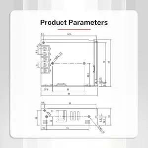 MWISH LRS-35-24 Switching Power Supply Led Transformer 24V 35W 1.5A Dc Led Power Supply SMPS