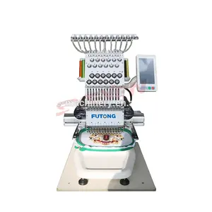 Hot Sale Domestic Computerized Single Head Operation And Number Flat Embroidery Sewing Machine