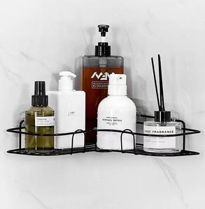 Estante <span class=keywords><strong>de</strong></span> Almacenamiento Triangular Moderno y Duradero <span class=keywords><strong>para</strong></span> <span class=keywords><strong>Baño</strong></span>, Estantes <span class=keywords><strong>de</strong></span> Pared <span class=keywords><strong>para</strong></span> Lavabos - Product Image 2