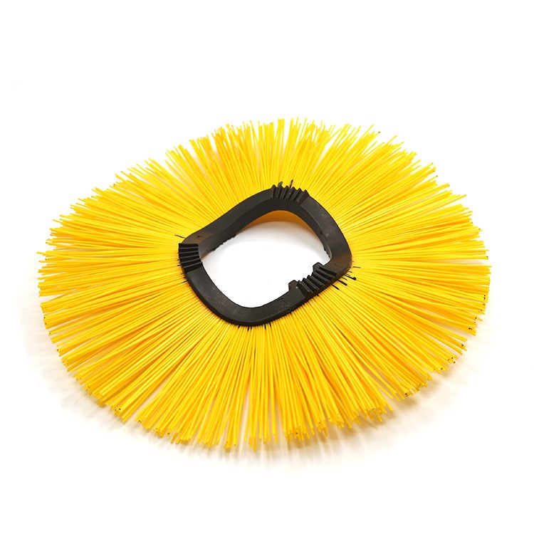 Plastic Road Sweeping Brush Environmentally Friendly For Bobcat Machine