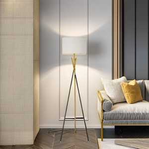 Lampada da Terra di Design Minimalista Moderno per Camera da Letto Lampada a LED 10 Ferro Led <span class=keywords><strong>Legno</strong></span> Nordico 80 Rotonda Moderna Bianca per <span class=keywords><strong>Soggiorno</strong></span> 15 - 30 7.5 - Product Image 5