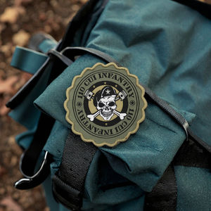 Distintivi Personalizzati per Comuni, Toppe per Uniformi Ricamate in Tessuto Ecologico, Design Rotondo in Rilievo con Velcro - Product Image 6