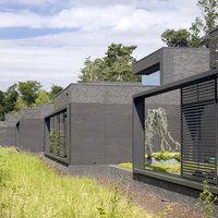 Maison modulaire flexible à 2 étages, 3 chambres, 3 salles de bain, résidence préfabriquée moderne, duplex, villa de luxe prête à l'emploi