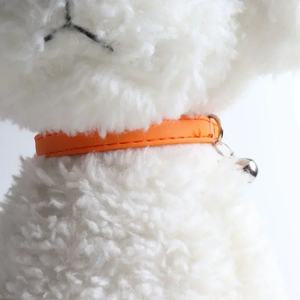 Macaron Color Cat <span class=keywords><strong>Collar</strong></span> Elastisches verstellbares PU-Halsband mit Glocke, süß und leicht für Kätzchen und kleine Hunde - Product Image 6