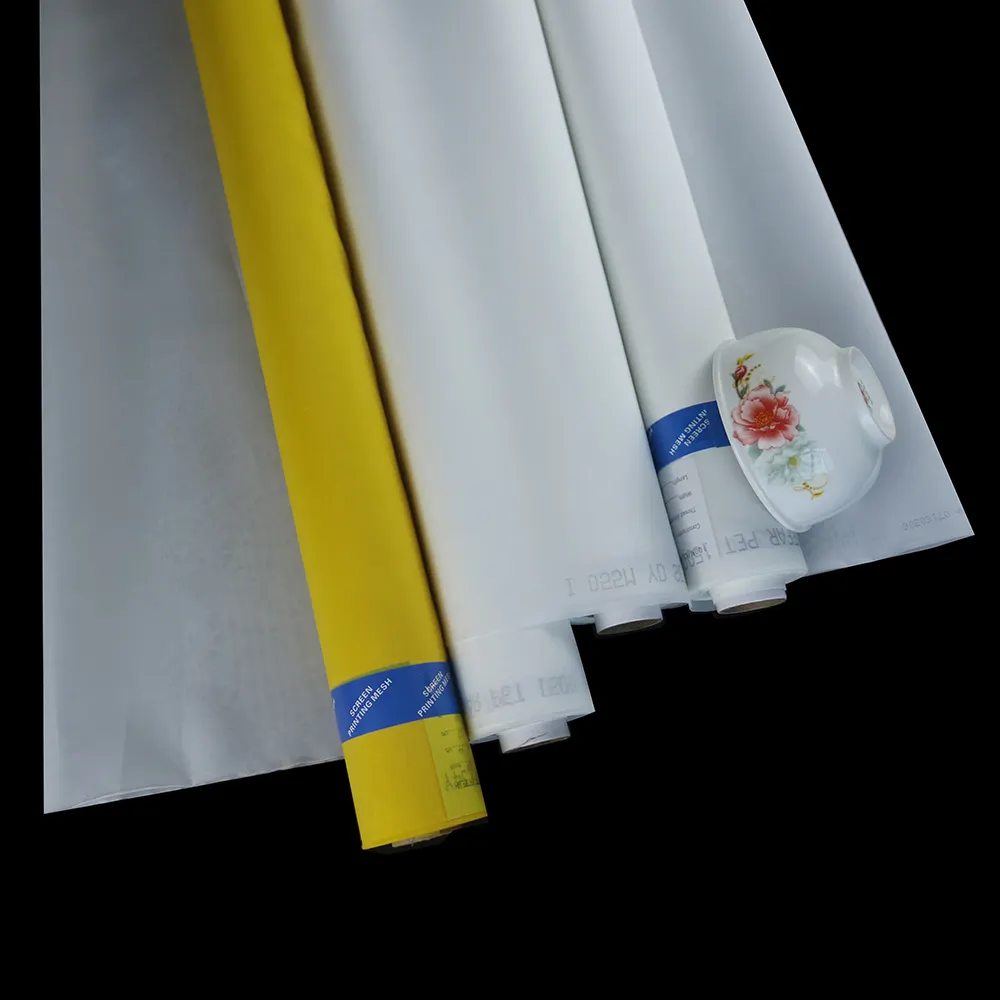 Белая шелковая трафаретная печать бархатная ткань 230 сетка 305 сетка для трафаретной печати рамки