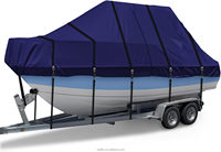 Housse de bateau robuste en tissu Oxford 300D, imperméable, résistante aux UV, légère, personnalisable, protection durable pour bateaux marins