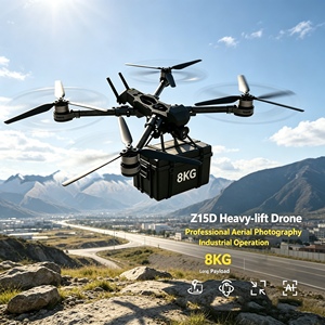 Kit de Dron FPV de 15 Pulgadas RTF, Conjunto Completo, Largo Alcance de 15 KM, Gran Capacidad de Carga, Cámara 4K, Dron Profesional de Fibra de Carbono para Inspección y Topografía - Product Image 1