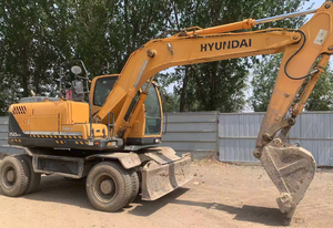 Excavadora de ruedas Hyundai de segunda mano, excavadora pesada de segunda mano, hecha en Corea del año 2019 - Product Image 2