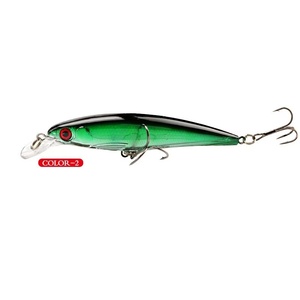 Leurre Minnow Personnalisé avec Corps en ABS, Hameçons Triples et Yeux 3D Réalistes Imprimés pour la Pêche au Bar et aux Poissons d'<span class=keywords><strong>Eau</strong></span> Douce - Product Image 2