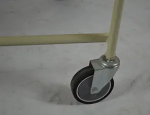 सुरक्षा कदम पहियों आसान चलती पुस्तकालय सीढ़ी रेलिंग के साथ गाड़ी - Product Image 3