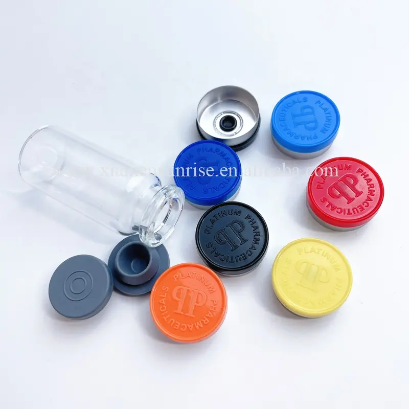 Bouchon de bouteille en verre et aluminium, avec logo personnalisé, flacon à rabat, 10 pièces, 13mm, 20mm, 32mm