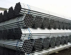 ASTM A36 Q235 pipa baja galvanis bulat untuk pipa baja galvanis industri tabung baja struktural scaffoldASTM