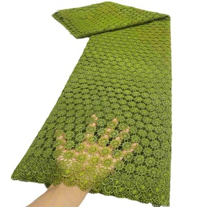 Voile suisse africain Dentelle <span class=keywords><strong>de</strong></span> coton Vêtements <span class=keywords><strong>de</strong></span> <span class=keywords><strong>mariage</strong></span> traditionnels brodés Jupe pour femmes Dentelle <span class=keywords><strong>de</strong></span> coton <span class=keywords><strong>de</strong></span> couleur assortie Afrique - Product Image 6