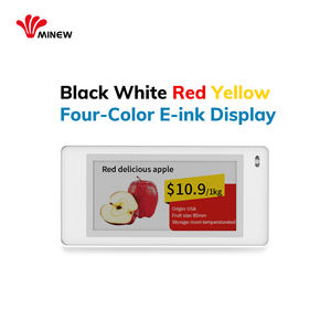 Étiquette électronique d'étagère MinewTag DS021Q 2,13 pouces 4 couleurs E-ink ultra-mince, étanche, économe en énergie, étiquette numérique pour centre commercial - Product Image 4