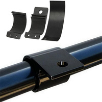 Pince de support de montage de tube de barre avant de moto pour barre lumineuse de travail Led