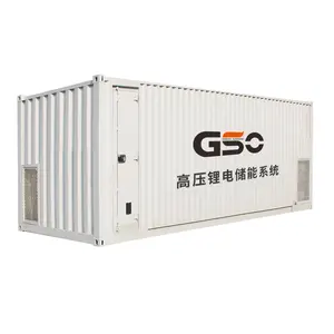 300kwh 500kwh 1000kwh Hoogspanningscontainer Batterijsysteem Ess Lithium Batterij Cluster Lifepo4 Batterij