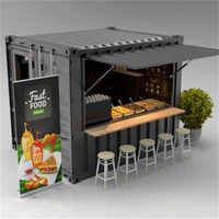 Vente directe usine : Kiosque-bar conteneur pop-up de 10 pieds, café, restaurant, cuisine mobile