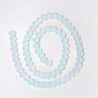 Bracelet et collier multicolores à facettes, perles en verre cristal, accessoire en cristal électroplaqué