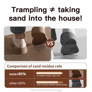 Tapete para Perros Happy Dog, Rectangular, Antideslizante, con Estampado Animal, para Entrada de Casa, Resistente a las Manchas, de Fibra de Poliéster - Product Image 5