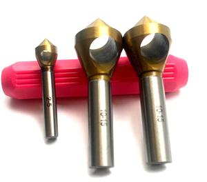 2025 4 cái dụng cụ vát hình nón Kim Loại chế biến gỗ mũi khoan Bộ mũi khoan - Product Image 2