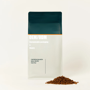 Probiyotik ile yüksek proteinli tahılsız kuru % kedi maması | Tavuk ve somon lezzetleri - Product Image 1