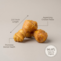 Friandises dentaires pour chiens de qualité supérieure, sans céréales, riches en protéines, avec logo personnalisé, pour la santé bucco-dentaire naturelle des animaux, contre la plaque et le tartre.