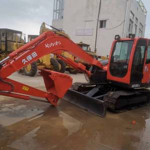 Excavadora Pequeña Usada Original de Japón, Kubota de 8 Toneladas, Kx185-3 de Segunda Mano, Miniexcavadora Kx185 con Cabina con Aire Acondicionado, Kx185-3 - Product Image 4