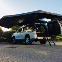 Auvent latéral de voiture 270 degrés Auvent de toit de voiture Auvent de toit de tente à coque dure en aluminium 270 Auvent pour camping-cars