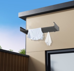 Prix de gros Maison Métal Pliable Cintre Sèche-<span class=keywords><strong>linge</strong></span> Balcon Extérieur Robuste Mural Séchoir à <span class=keywords><strong>linge</strong></span> - Product Image 6