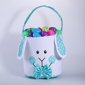 Ornements de maison de <span class=keywords><strong>vacances</strong></span> personnalisés en gros, seau à bonbons pour la chasse aux œufs pour enfants, panier de chasse aux œufs personnalisé, seau de Pâques monogramme - Product Image 3
