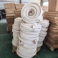 Tuyau de cuivre en spirale de tube de cuivre flexible isolé de 8/3 et 1/4 pour la climatisation de réfrigération à courant alternatif alimentée au gaz