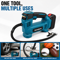 20V Cordless Tire Inflator 150PSI Digital Air Compressor Portable Electric Pump with LED Light for Car Bike Ball OEM