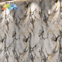 MOI Rouleau de revêtement mural décoratif pour console à motif feuille de rose 120cm x 300cm Décoration intérieure