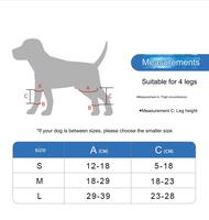 Genouillère réglable en néoprène pour chien, confortable et respirant, avec ligament croisé pour animaux de compagnie, enveloppe articulaire, protection contre les blessures