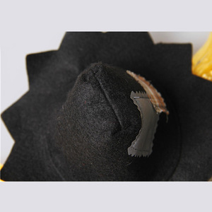 NAMSAN Pet Halloween <b>Hat</b> Adjustable Black <b>Straw</b> <b>Man</b> Costume For Cats Dogs Party Decor - Product Image 2