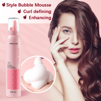OEM Vente en gros Usage quotidien Protection contre la chaleur Contrôle des frisottis Boost de volume Mousse de fixation des boucles Mousse pour cheveux bouclés secs