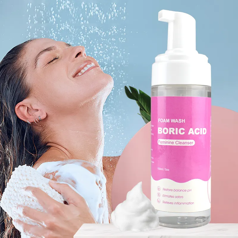 100% Natural Boric Acidic Feminine Wash Shower Gels Hygiene Probiotics Yoni Wash Yoni Gel Body