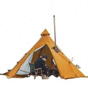 Carpa Piramidal Ligera de Alta Calidad para Escalada, Camping, Montañismo y Picnic, con Salida para Chimenea - Product Image 2