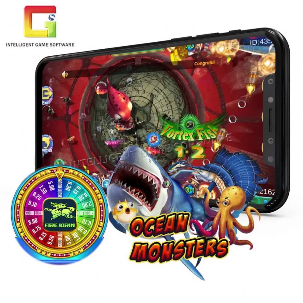 Original Game Developer Online Mobile Phone App Fire Kirin Shooting Ocean Monster Online Fishing Game