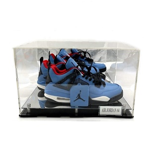 Caja de zapatos transparente acrílica personalizada <span class=keywords><strong>con</strong></span> base de <span class=keywords><strong>espejo</strong></span> estante de exhibición contemporáneo - Product Image 3