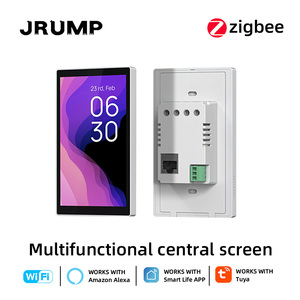 Pantalla de Control Inteligente Zigbee de 5 Pulgadas, Solución Tuya, Versión en Inglés, con Panel de Control por Voz <span class=keywords><strong>Alexa</strong></span> para Automatización del Hogar Inteligente - Product Image 1