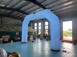 Gapura Inflatable Oxford Tahan Lama untuk Masuk dan Keluar, Dilengkapi Banner Sponsor untuk Iklan, Cocok untuk Start Finish Lomba Marathon - Product Image 2