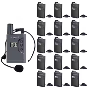 32 चैनल uhf आवृत्ति वायरलेस टूर गाइड चर्च, स्कूल, प्रशिक्षण, कारखाने के लिए आवाज व्हिस्पर ऑडियो ट्रांसमिशन सिस्टम - Product Image 1