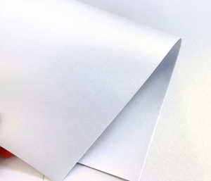 Papier spécial couché A4 250 g/m², carton nacré brillant, poudre de perle, couleur blanc glace, matériel de bricolage, 50 pièces par sac - Product Image 5