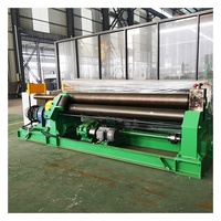 Machine de formage à rouleaux manuelle 3 rouleaux W11 Type 6x2000 avec moteur pour le traitement de l'aluminium, machine à rouler l'acier