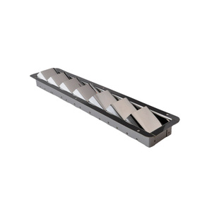 Rejilla de Ventilación de Aire Reemplazable de Acero Inoxidable 304, Ventilación de Escape de 7 Compartimentos, Rejilla de Ventana de 382*80mm, Herrajes para Barco - Product Image 1